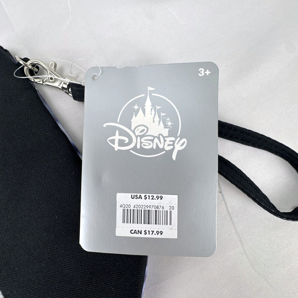 New Disney The Nightmare Before Christmas small black cosmetic pouch featuring character artwork and a wrist strap