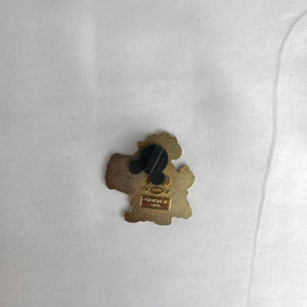 2007 Disney collectible enamel pin featuring Mickey Mouse in pirate gear with a cannon and sword