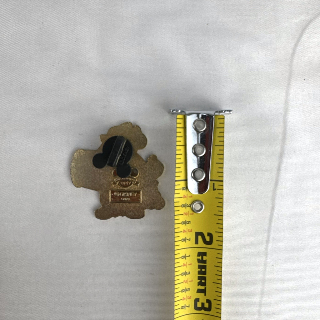 2007 Disney collectible enamel pin featuring Mickey Mouse in pirate gear with a cannon and sword