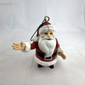 Playing Mantis Rudolph the Red-Nosed Reindeer Santa Claus sculpted resin Christmas ornament