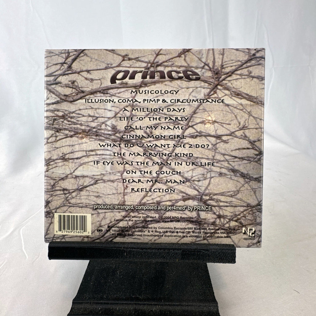 Prince Musicology 2004 CD album in fold-out digipak packaging with booklet