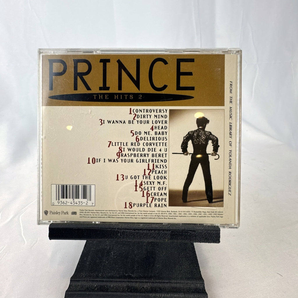 Prince The Hits 2 1993 Paisley Park CD album jewel case and booklet