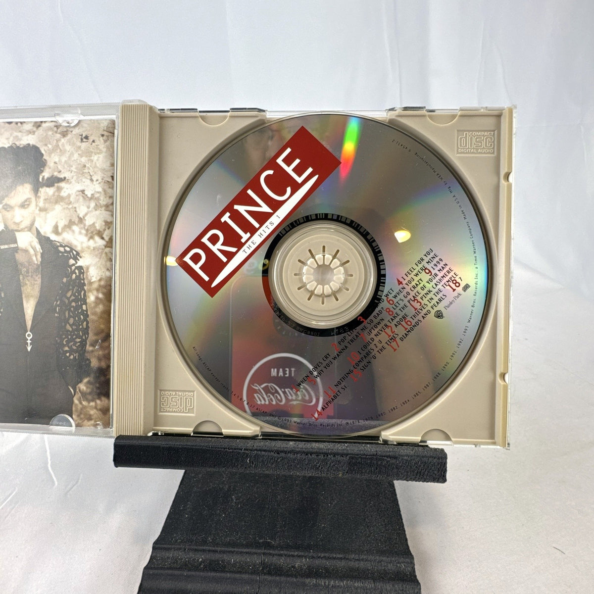 Prince The Hits 1 1993 CD compilation in jewel case with booklet on Paisley Park Records