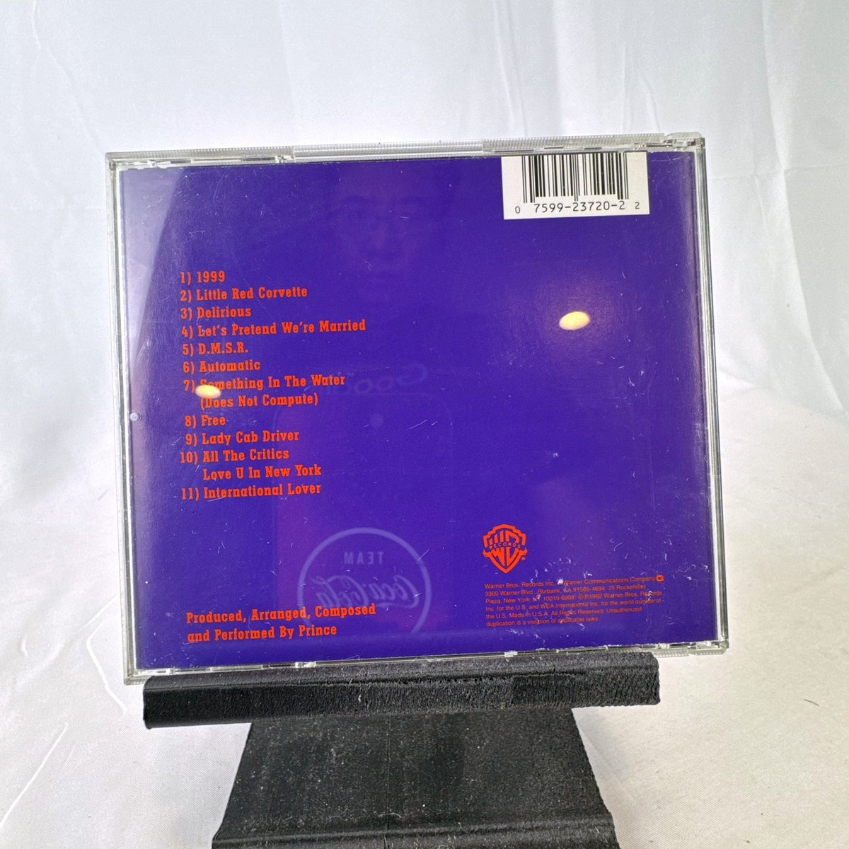 Prince 1999 audio CD album in jewel case with booklet, Warner Bros. release