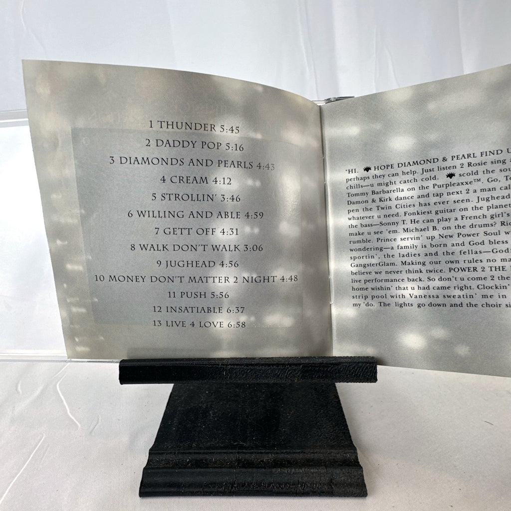Prince and The New Power Generation Diamonds and Pearls CD with 3D lenticular hologram cover
