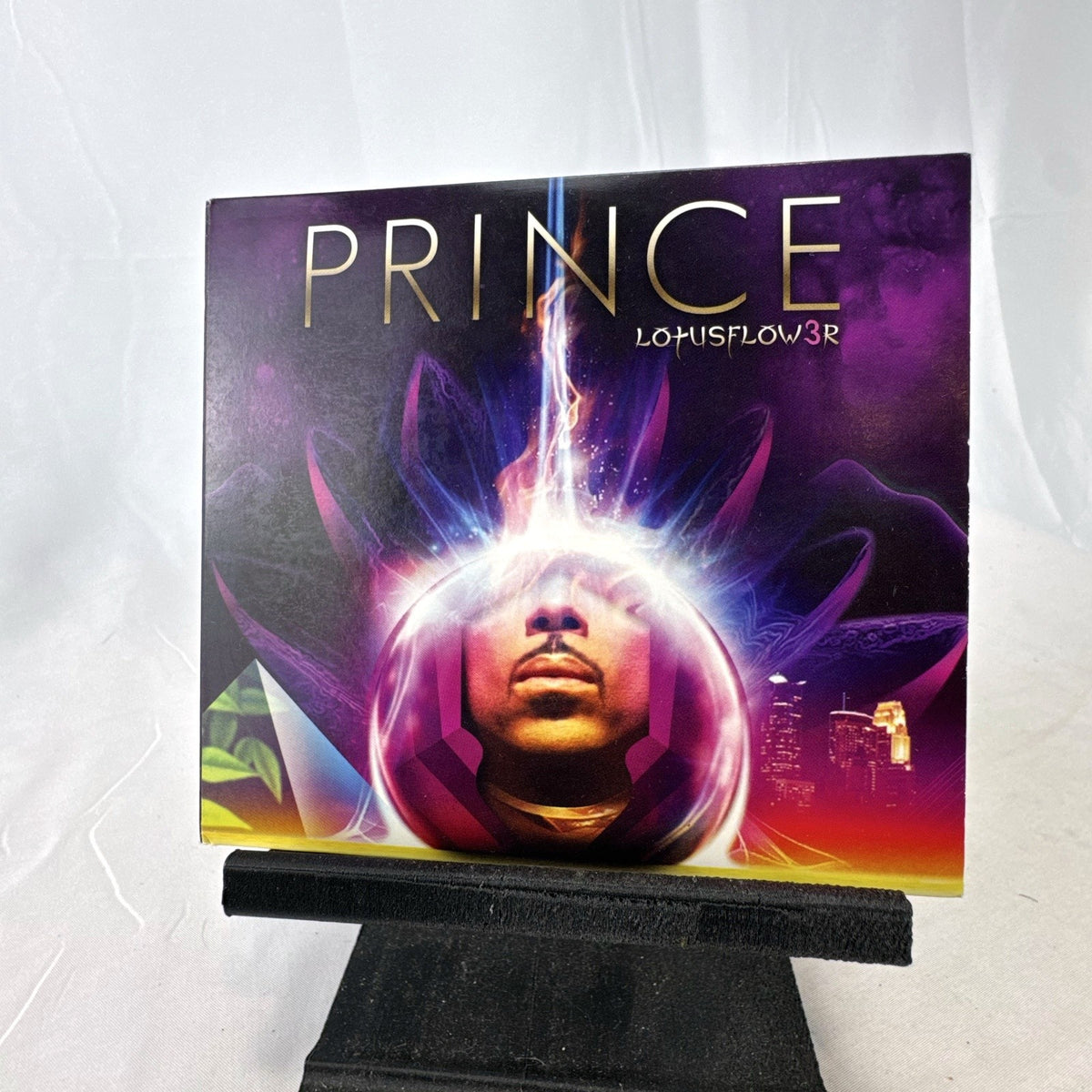 Prince Lotusflow3r 3-CD album set with MPLSound and Bria Valente Elixer in multi-fold card sleeve