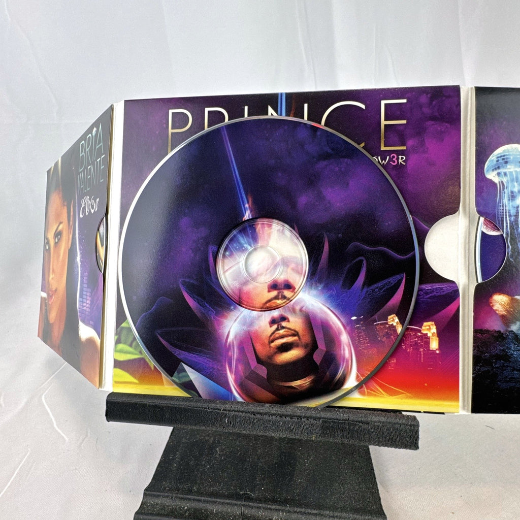 Prince Lotusflow3r 3-CD album set with MPLSound and Bria Valente Elixer in multi-fold card sleeve
