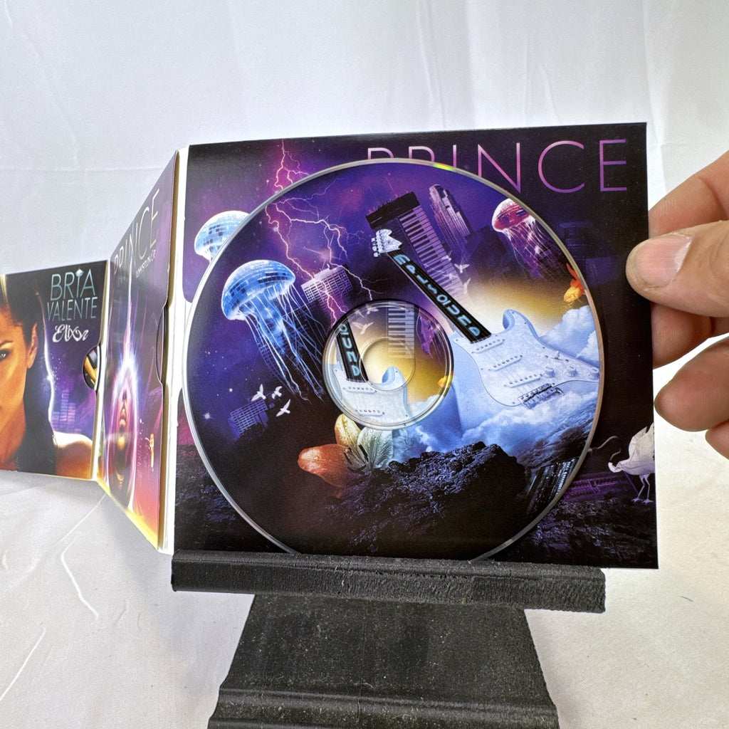 Prince Lotusflow3r 3-CD album set with MPLSound and Bria Valente Elixer in multi-fold card sleeve