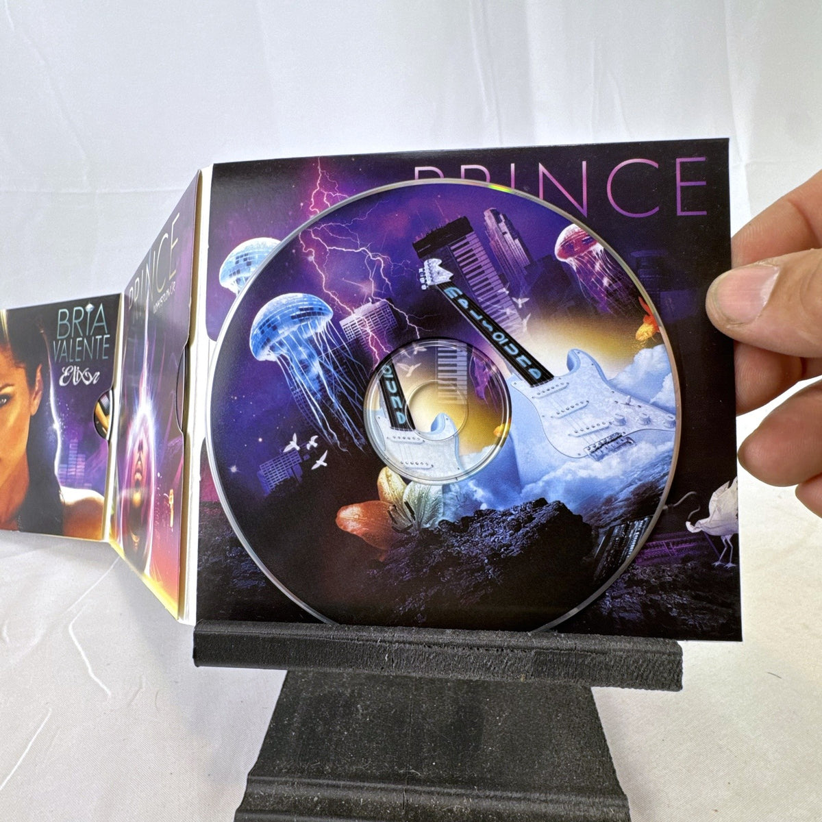 Prince Lotusflow3r 3-CD album set with MPLSound and Bria Valente Elixer in multi-fold card sleeve