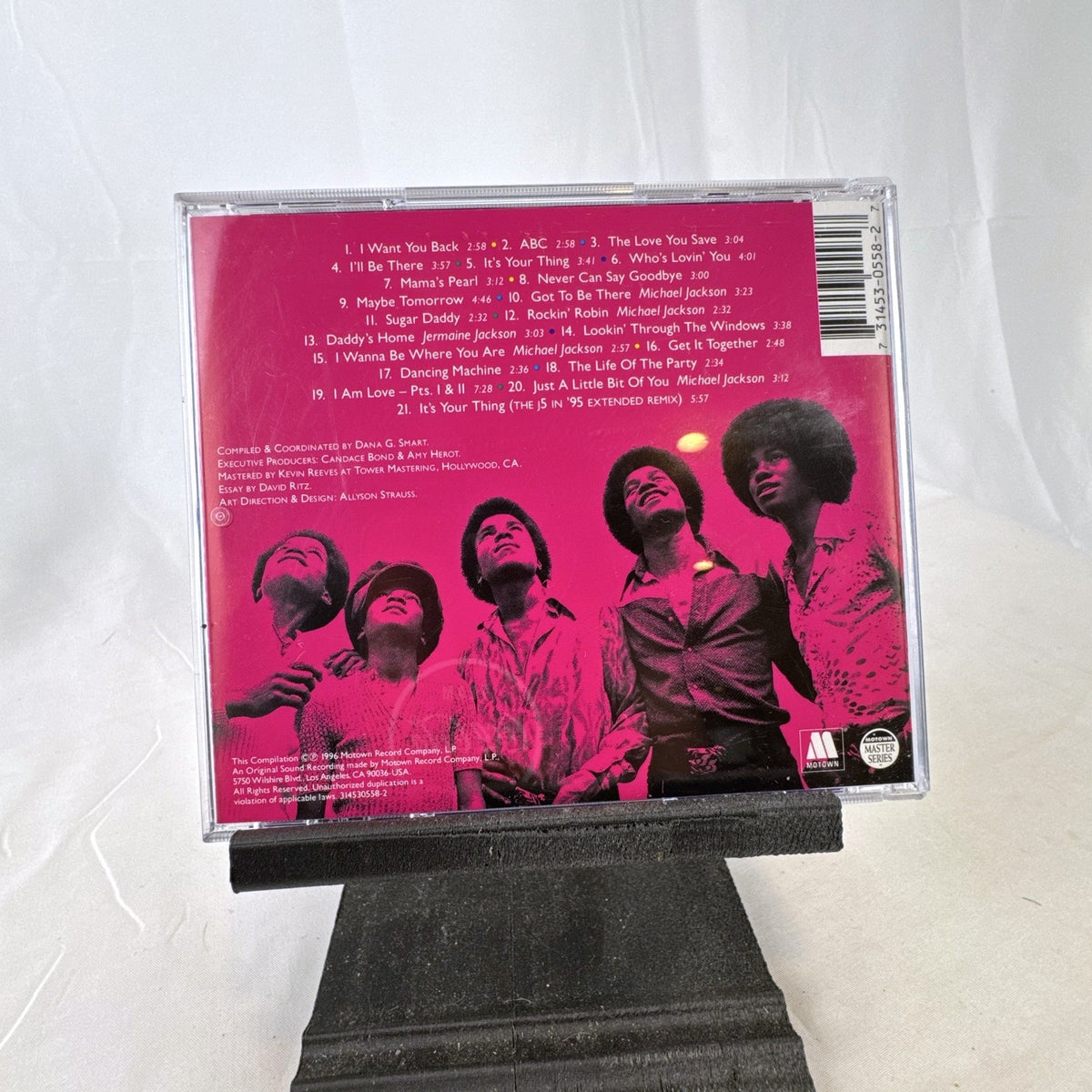 Jackson 5 The Ultimate Collection 1996 Motown compilation CD in jewel case