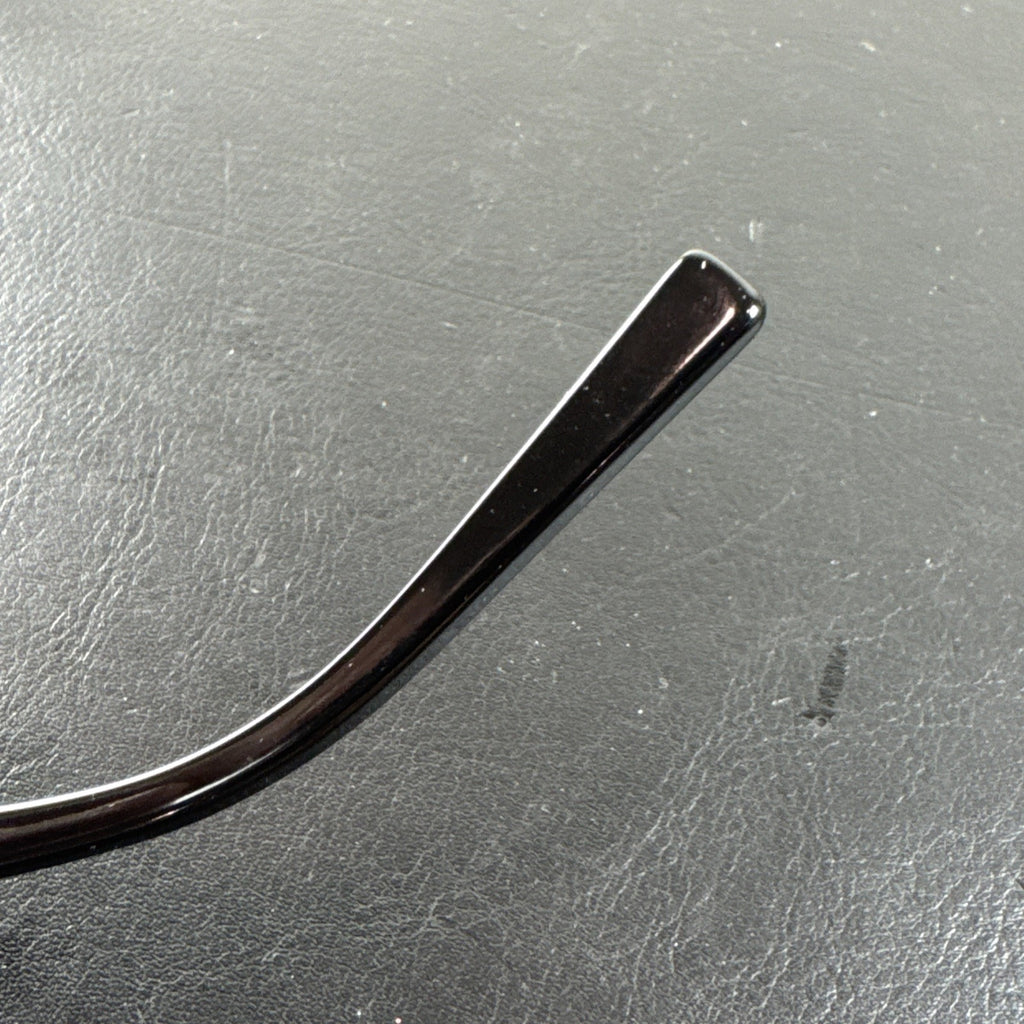 Fendi F625 black plastic rectangular eyeglass frames made in Italy with original case and cleaning cloths