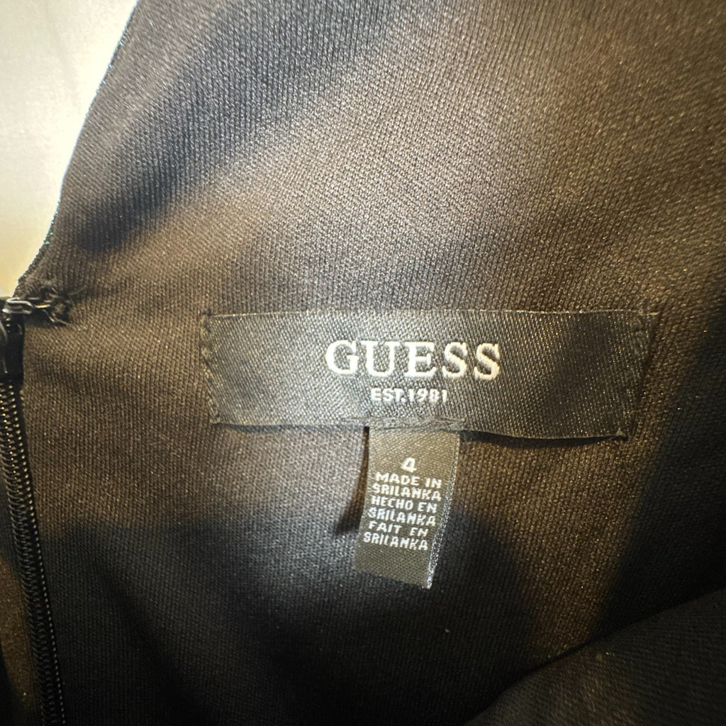 GUESS brand new with tags metallic emerald green and black v-neck crinkle maxi dress in size 4.