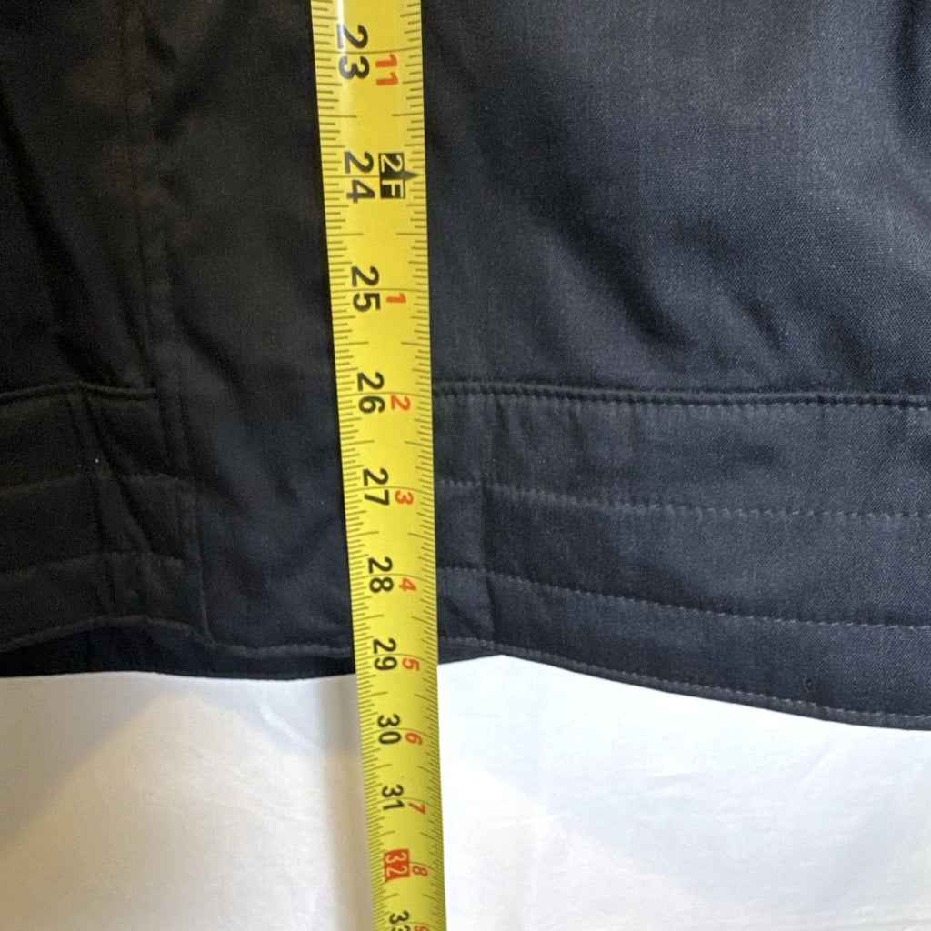 Columbia Women's Large black Interchange winter coat featuring a plush faux fur collar and full zip front.