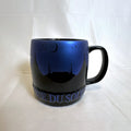 Cirque du Soleil 2015 oversized black ceramic mug featuring a starry night sky design