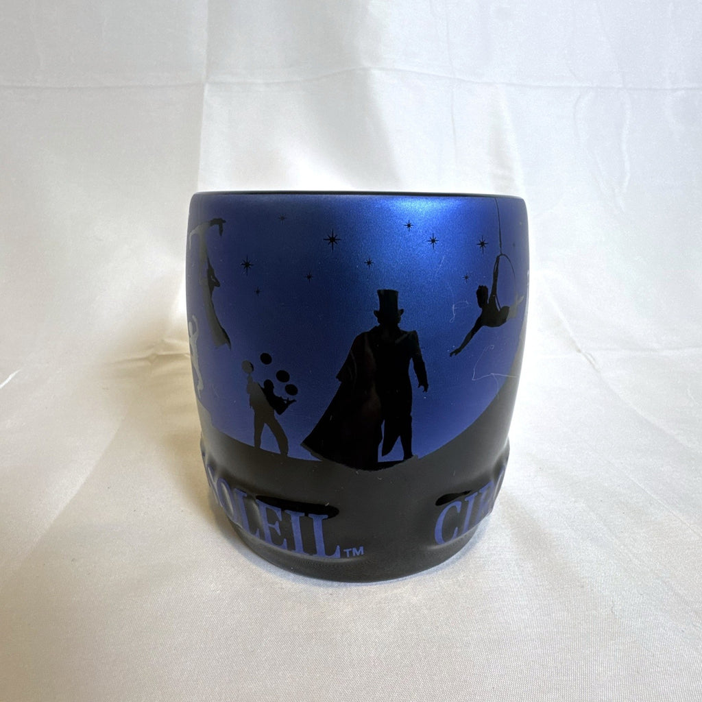 Cirque du Soleil 2015 oversized black ceramic mug featuring a starry night sky design