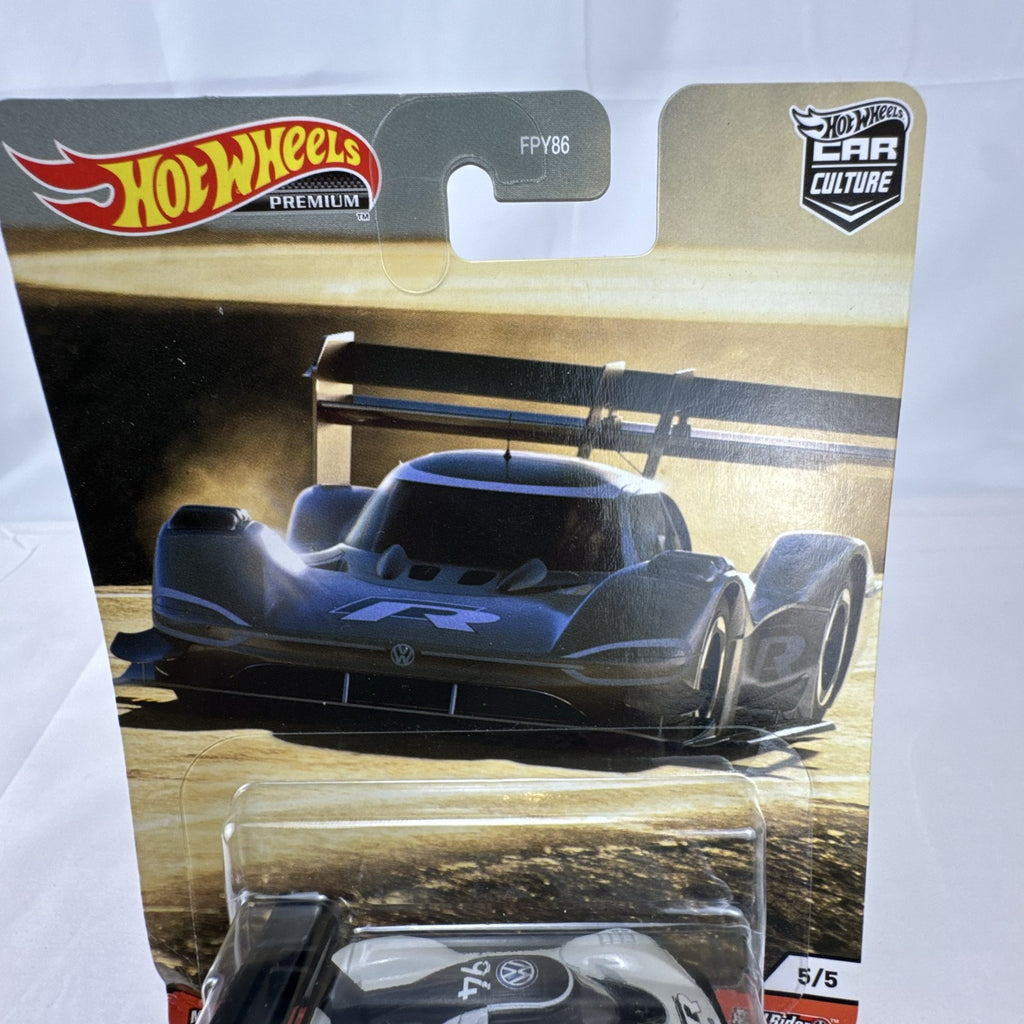Hot Wheels Car Culture Thrill Climbers Volkswagen ID R 1:64 diecast car in white livery sealed packaging
