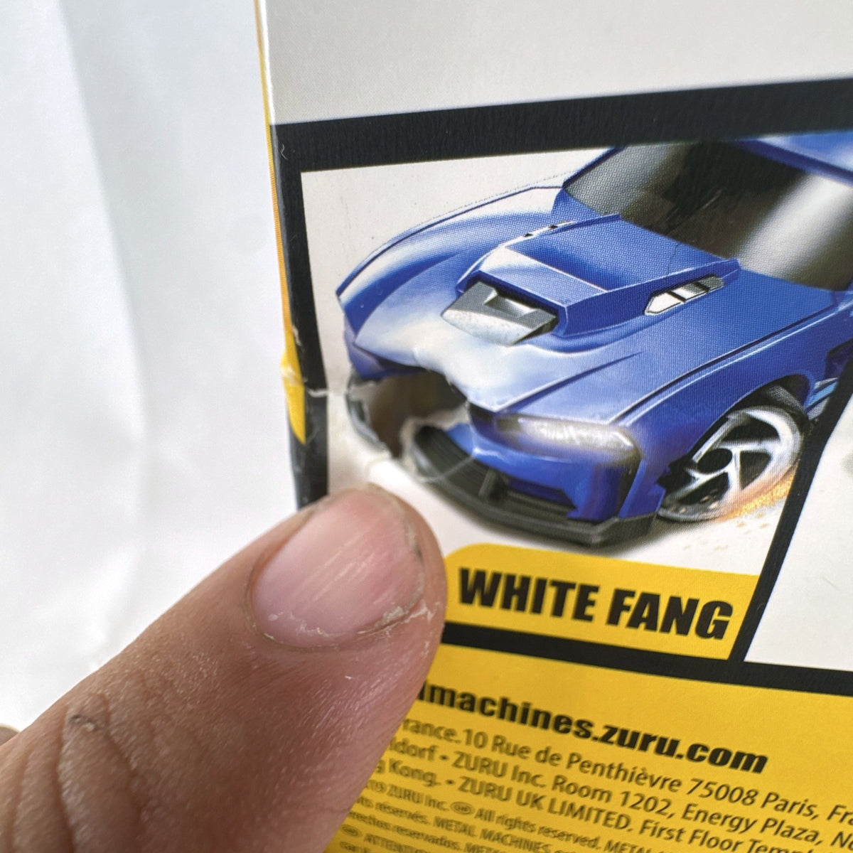 Zuru Metal Machines 1:64 scale diecast 3-pack including White Fang, Escape racer, and Wild Thing monster truck