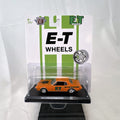 M2 Machines 1:64 scale 1968 1/2 Mercury Cougar R-Code diecast car in orange with ET Mags livery in sealed packaging