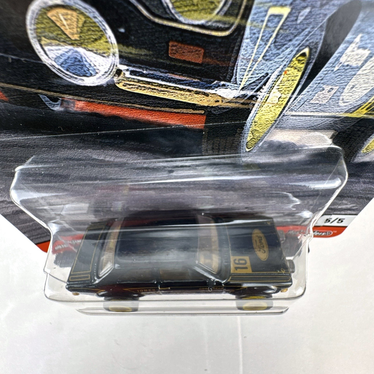 Hot Wheels Car Culture Door Slammers 1970 Ford Escort RS1600 1:64 diecast car in black and gold packaging