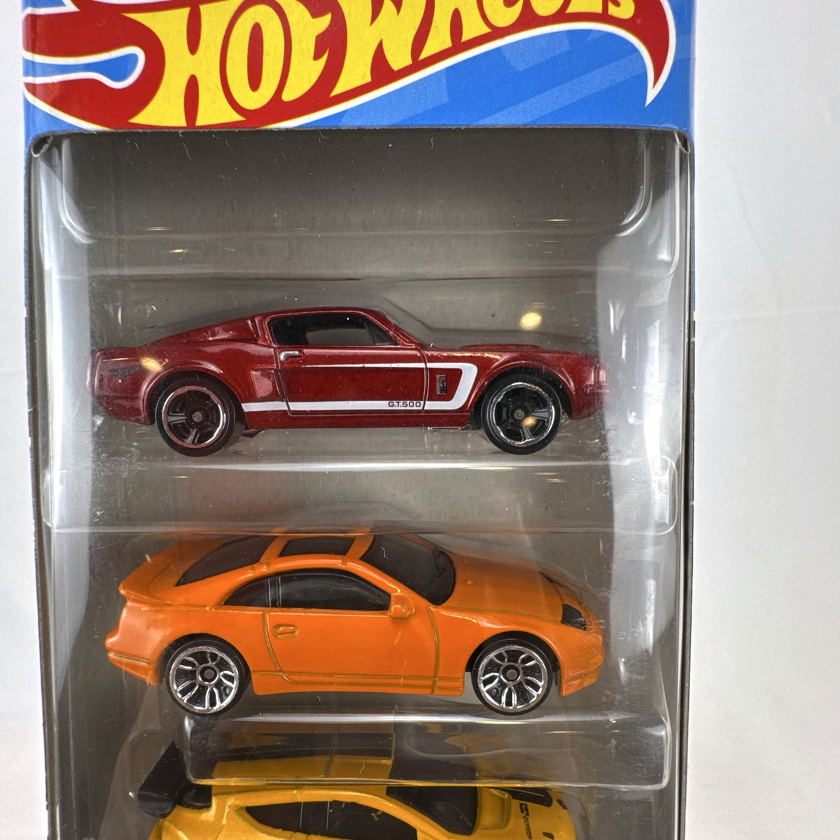 Hot Wheels Nightburnerz 1:64 scale diecast 5-car set in factory-sealed packaging.