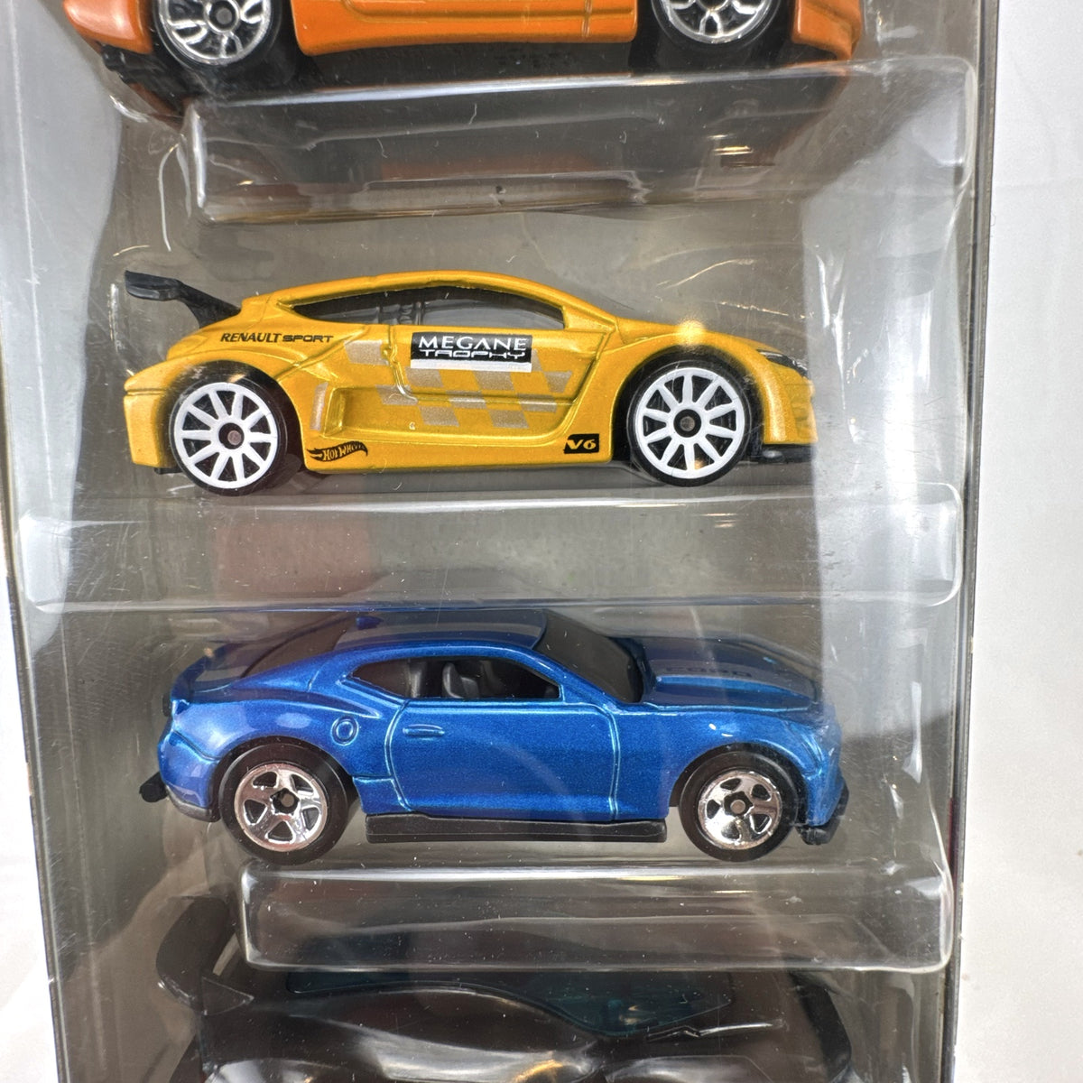 Hot Wheels Nightburnerz 1:64 scale diecast 5-car set in factory-sealed packaging.