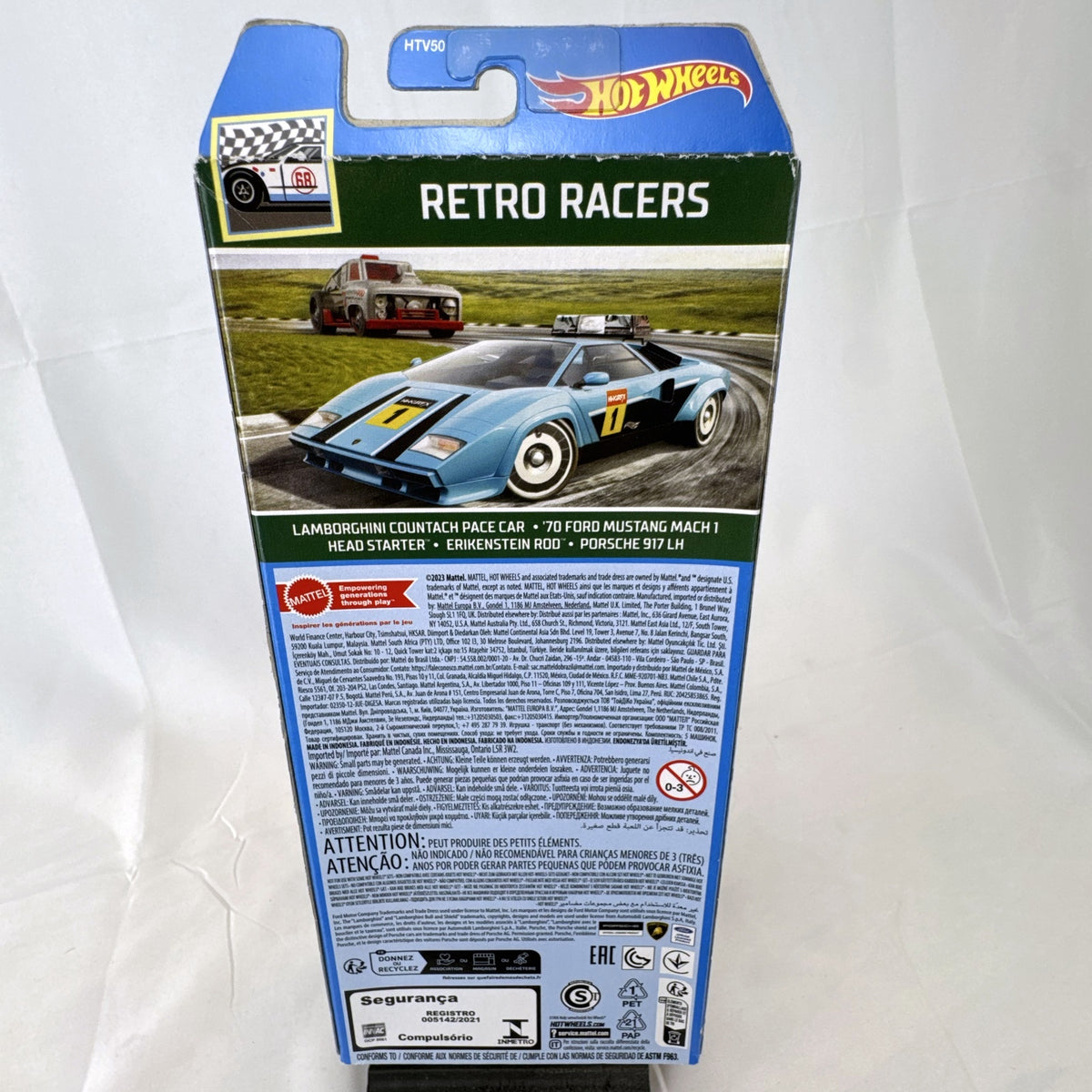 Hot Wheels Retro Racers 1:64 scale diecast 5-pack in factory sealed packaging