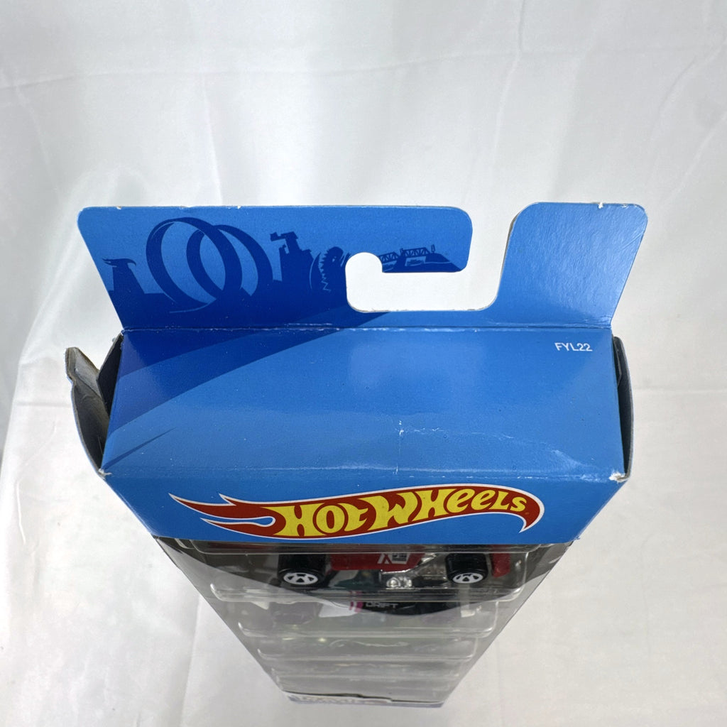 Hot Wheels Track Builder 5-pack 1:64 scale diecast cars including Drift King and Chicane in packaging