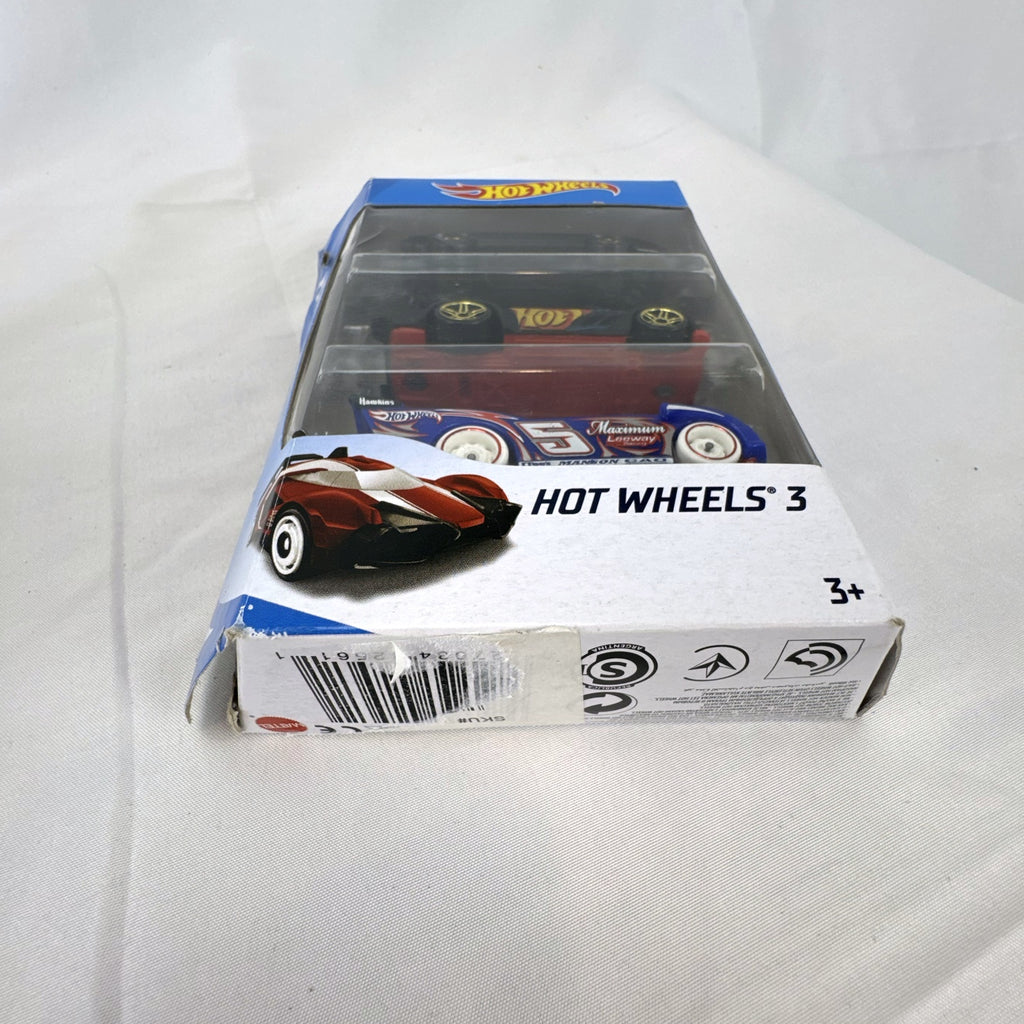 Hot Wheels 1:64 scale diecast 3-car set featuring black Lotus Esprit S1 in original packaging