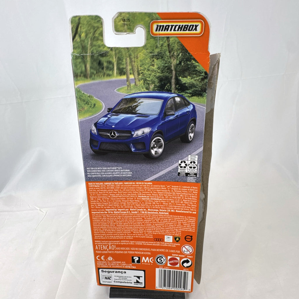 Matchbox Auto Bahn Express 5-pack diecast 1:64 scale car set featuring Audi, Bentley, Mercedes, Volvo, and Lamborghini.
