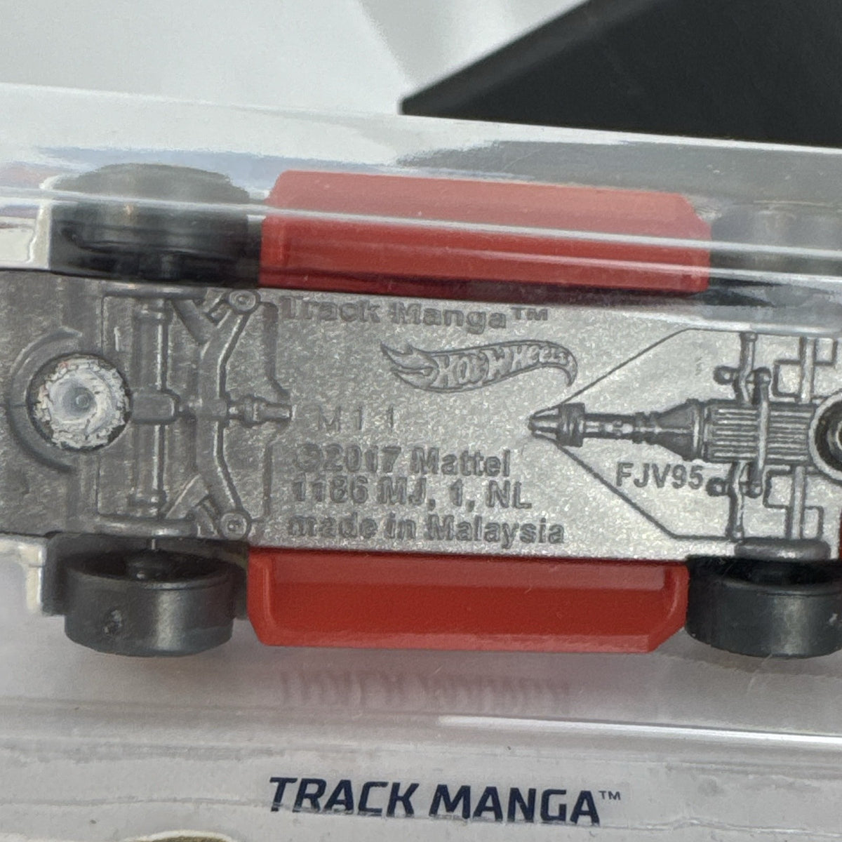Hot Wheels Track Manga 1:64 scale white diecast car sealed on original Speed Blur packaging