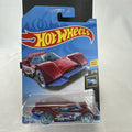 Hot Wheels Gruppo x24 1:64 scale diecast car in translucent red on original blister card