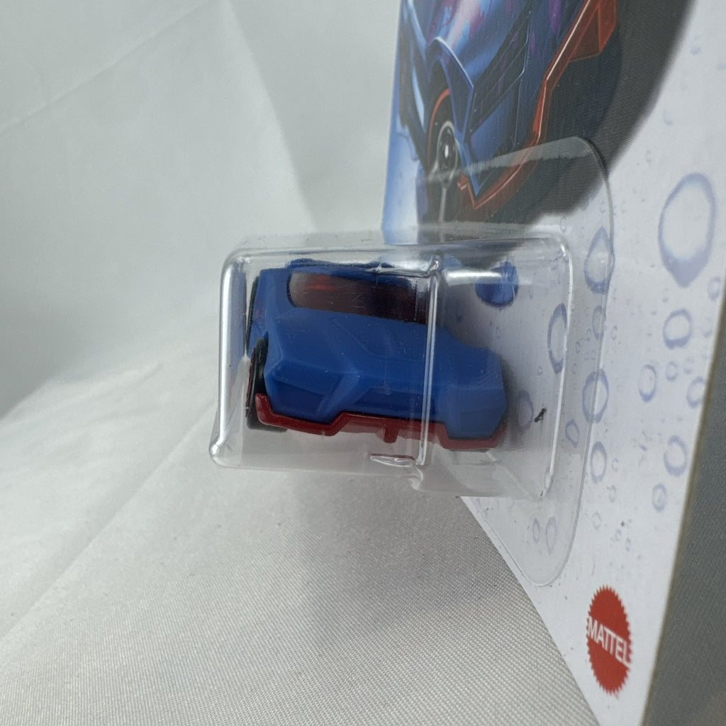 Sealed Hot Wheels Color Shifters Chicane 1:64 scale diecast model car in blue with red accents.