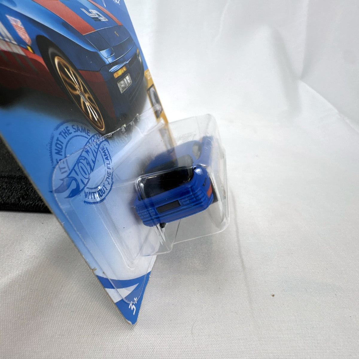 Hot Wheels 1:64 scale 1989 Porsche 944 Turbo in blue with Magnus Walker Urban Outlaw livery on card