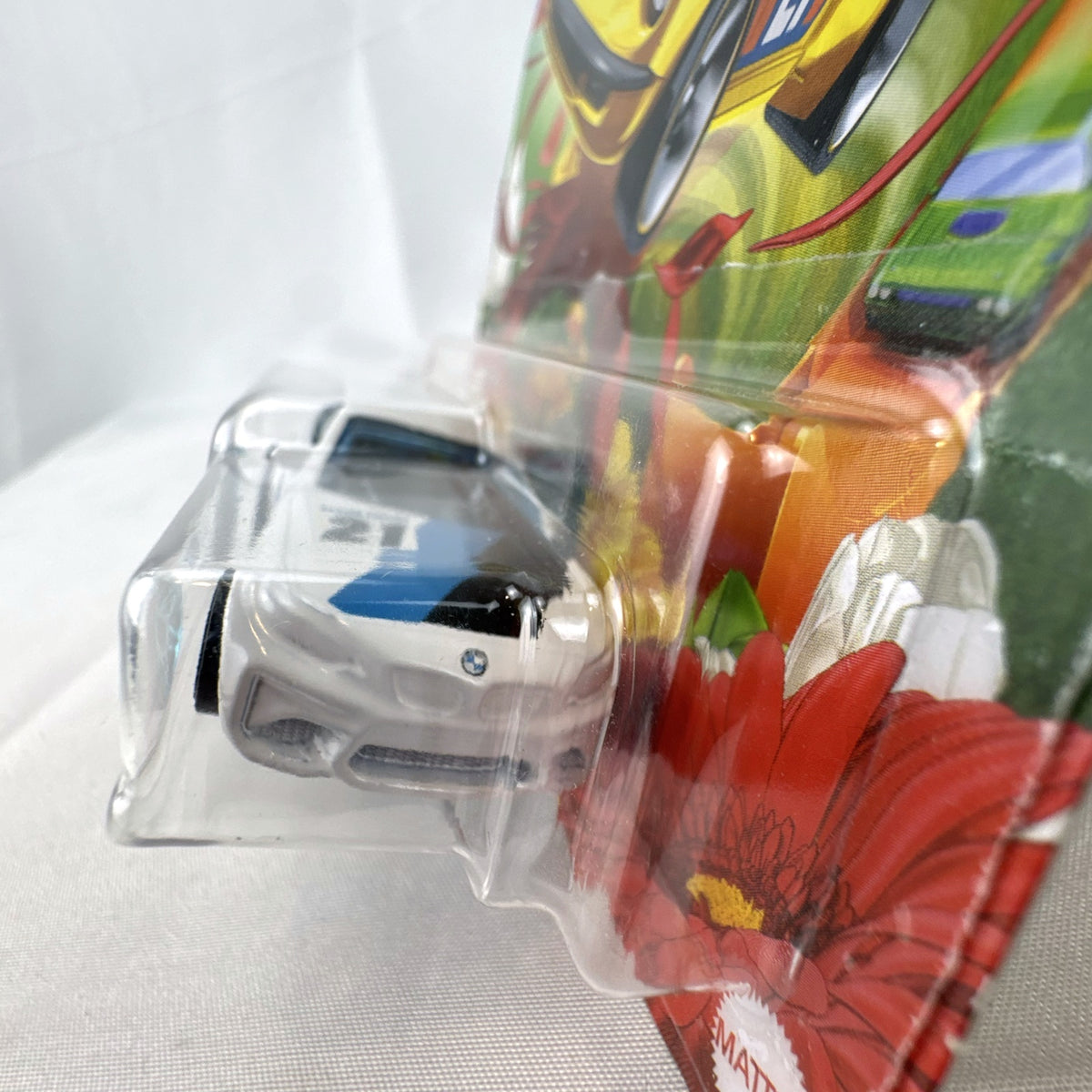 Hot Wheels 2016 BMW M2 Coupe 1:64 scale diecast car in white with Spring Series card