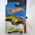 Hot Wheels Ice Shredder HW Daredevils yellow and green 1:64 scale bobsled diecast car sealed on card