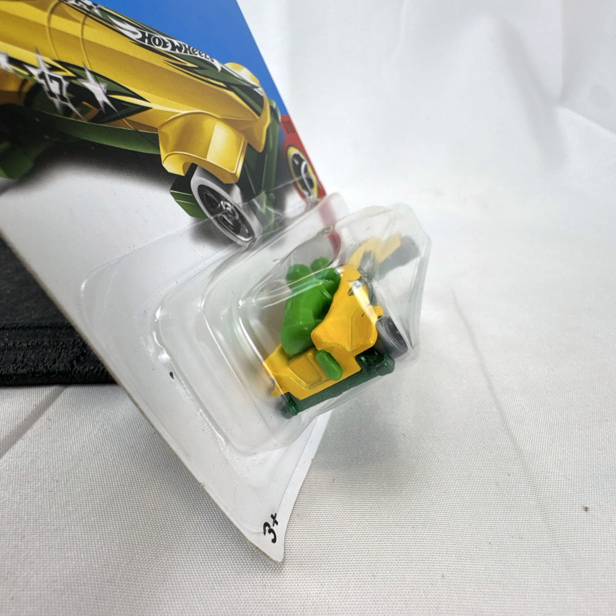 Factory sealed Hot Wheels HW Daredevils Ice Shredder 1:64 scale yellow diecast bobsled car.