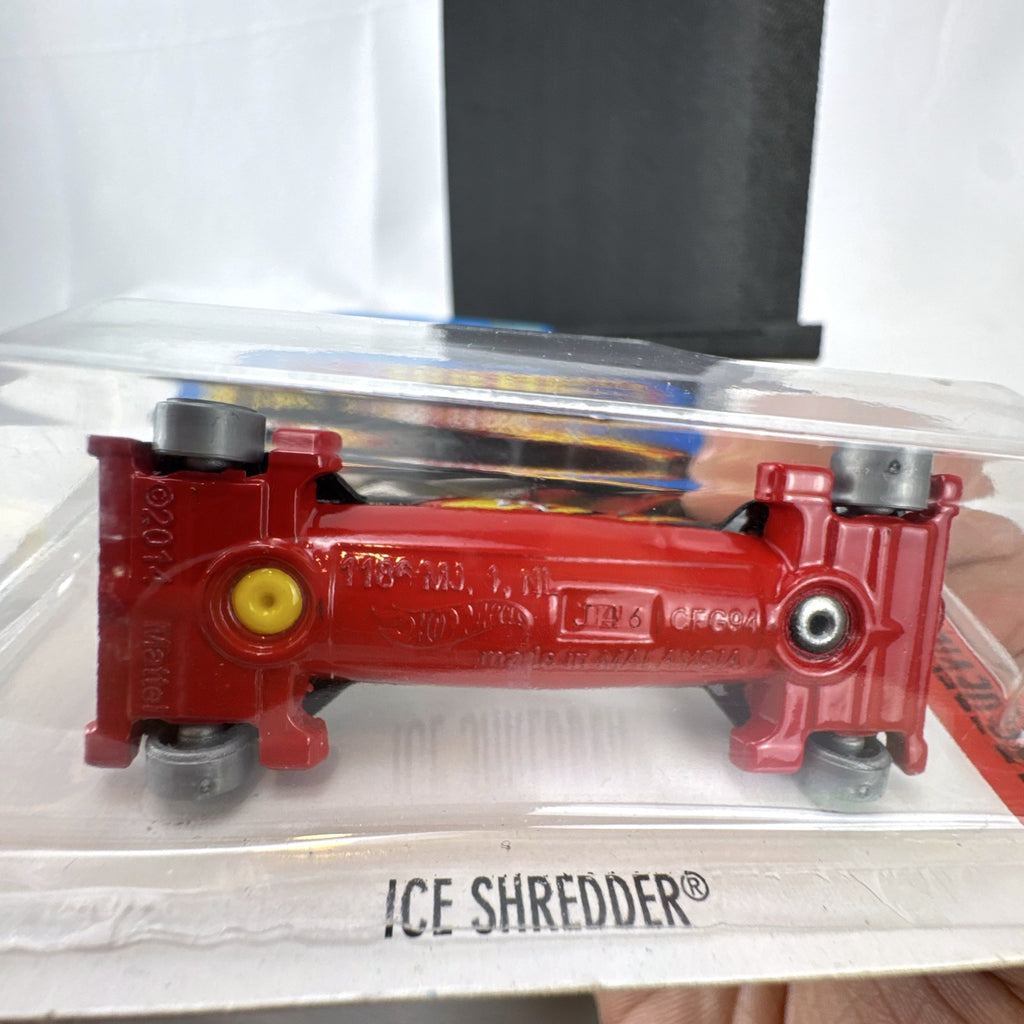 Sealed Hot Wheels Ice Shredder 1:64 scale bobsled stunt car in black and red from the HW Daredevils series