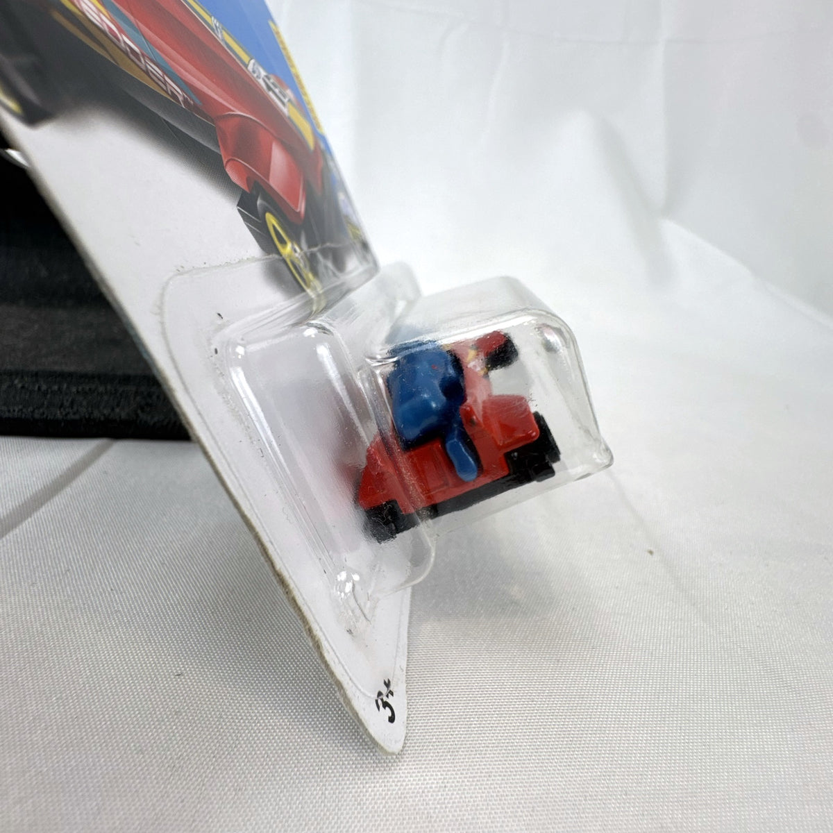 Hot Wheels Ice Shredder 1:64 scale red diecast bobsled sealed on HW Snow Stormers card