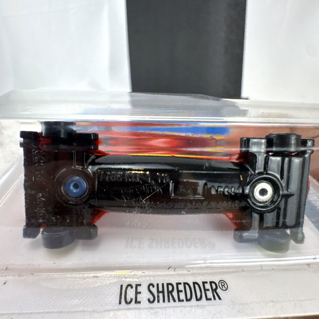 Hot Wheels Ice Shredder 1:64 scale red diecast bobsled sealed on HW Snow Stormers card