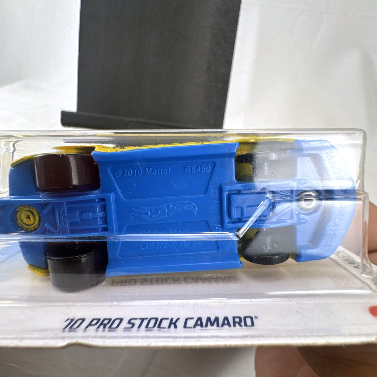 Hot Wheels 2010 Pro Stock Chevy Camaro Mattel Games Pictionary yellow diecast car in original packaging