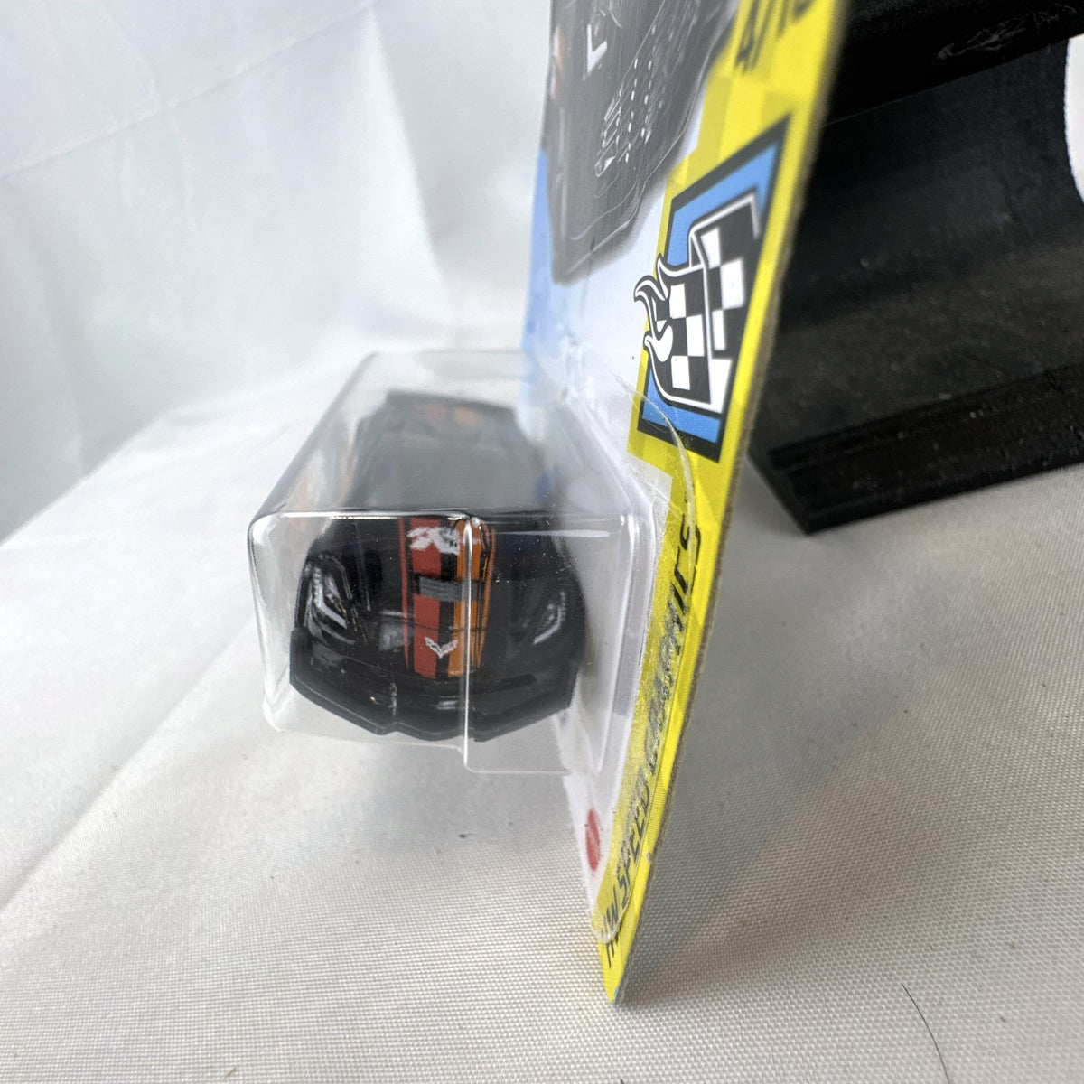 Hot Wheels Chevrolet Corvette C7 Z06 Convertible black diecast car sealed on blister card with K&N graphics