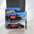 Hot Wheels Deora III 1:64 scale diecast car in black on factory-sealed international short card packaging