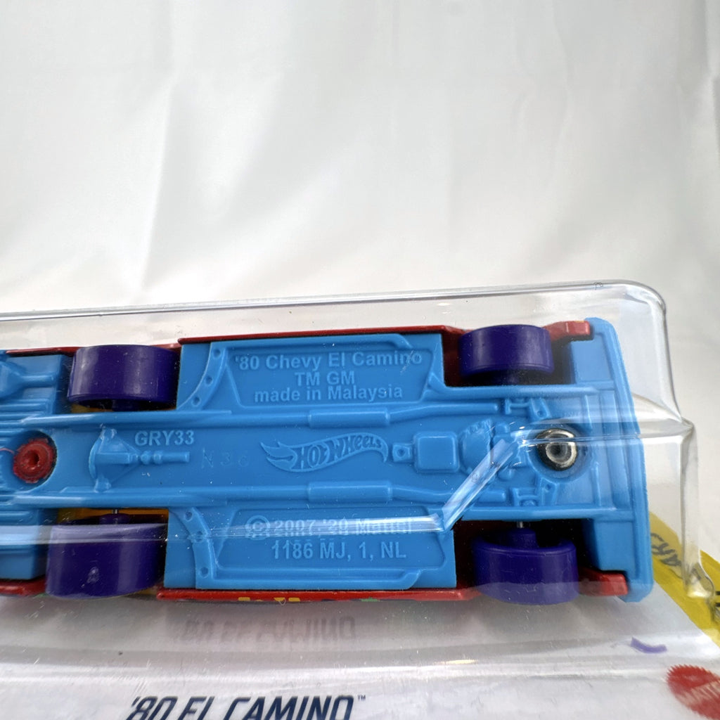 Hot Wheels 1:64 scale 1980 Chevy El Camino HW Art Cars diecast pickup truck sealed on card