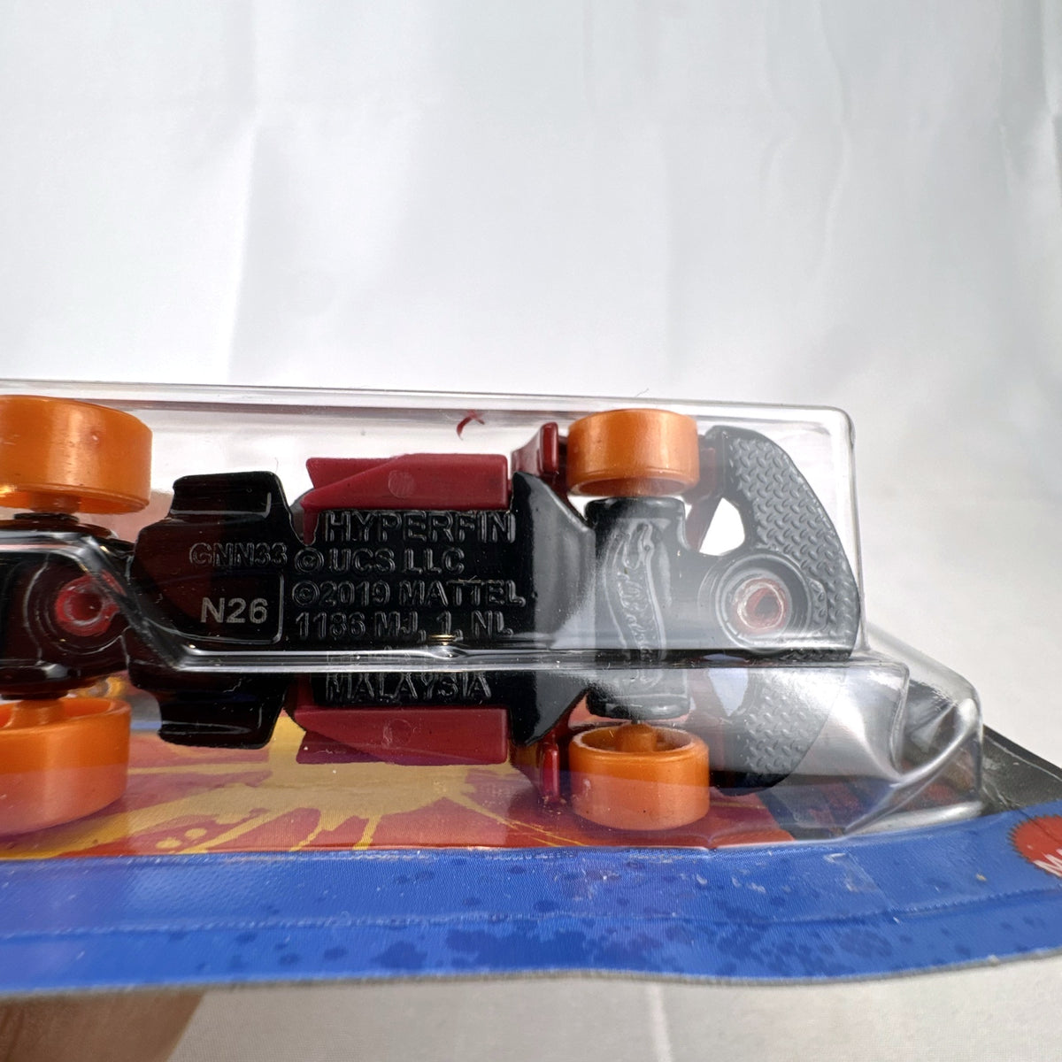Hot Wheels Fast & Furious Spy Racers Hyperfin metallic red 1:64 diecast car sealed on original blister card
