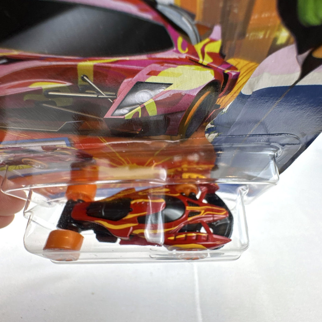 Hot Wheels Fast & Furious Spy Racers Hyperfin metallic red 1:64 diecast car sealed on original blister card