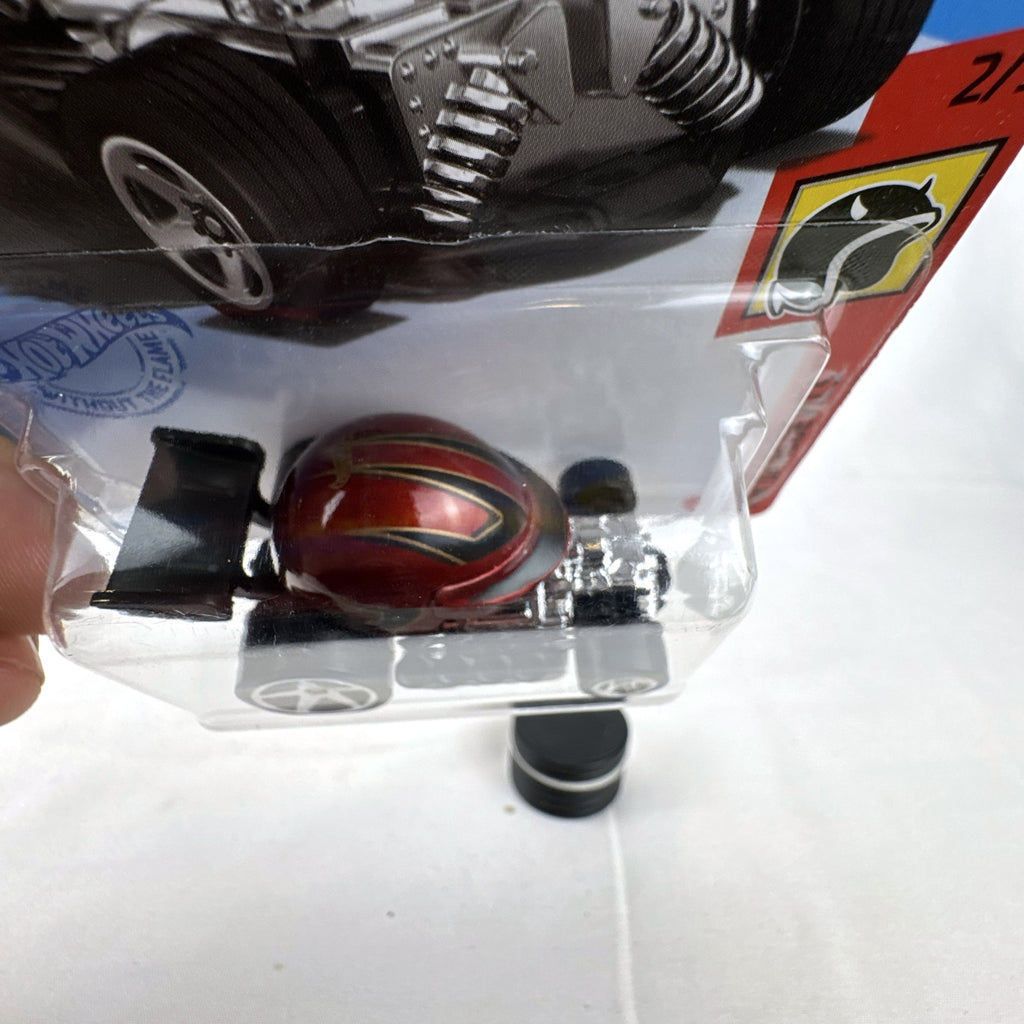 Hot Wheels Head Gasket 2021 HW Daredevils metallic red diecast car in unopened packaging.