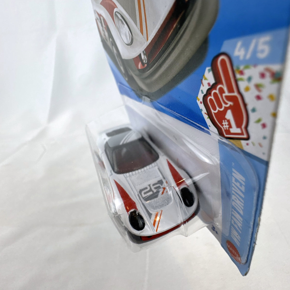 Hot Wheels El Segundo Coupe white 1:64 scale diecast car sealed in card packaging with number 26 racing livery
