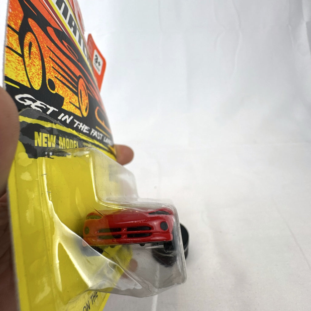 Matchbox Superfast 1993 red Dodge Viper RT/10 diecast car sealed on original TV show card packaging