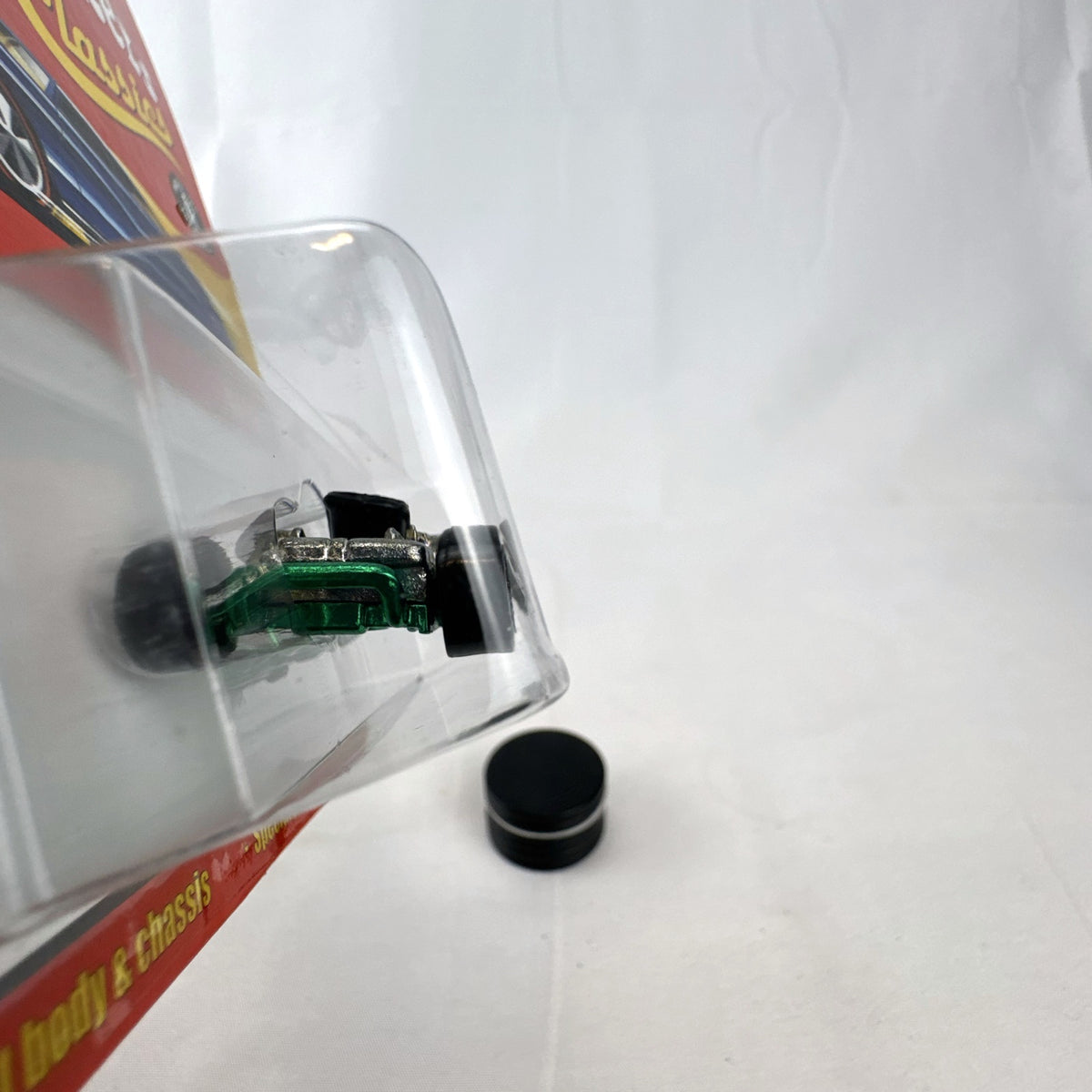 Hot Wheels Classics Series 1 Go Kart in Spectraflame Green sealed on original unpunched card packaging
