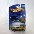 Sealed Hot Wheels 2002 First Editions Super Tsunami 1:64 diecast car in metallic gold on original card